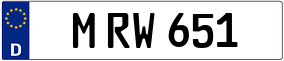 Truck License Plate